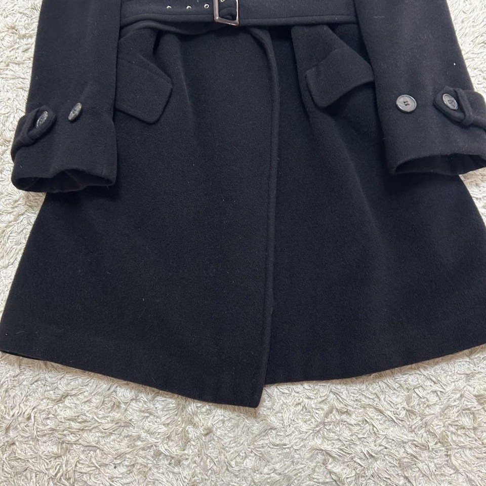 Max Mara Andco Cashmere Belted Belt Long Coat 40 eBay