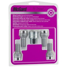 Chrom McGard 28018SU 14x1,5 Schlossschrauben für Skoda Kamiq 19-20 auf Originalfelgen