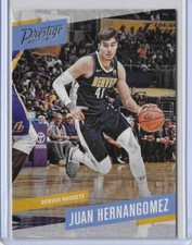 2017-18 Panini Prestige Basketball Juan Hernangomez Card #90 Denver Nuggets