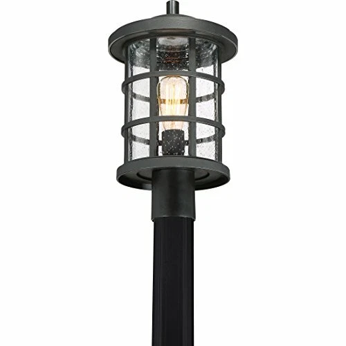 Quoizel One Light Outdoor Post Lantern CSE9010EK, Large, Earth Black - Picture 4 of 9