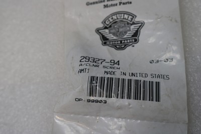 OEM HARLEY-DAVIDSON A/CLNR SCREW 29327-94 for sale online | eBay
