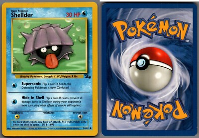1999 Pokemon, Fossil, #54/62 Shellder, Common | eBay 1999 Pokemon, Fossil, #54/62 Shellder, Common | eBay