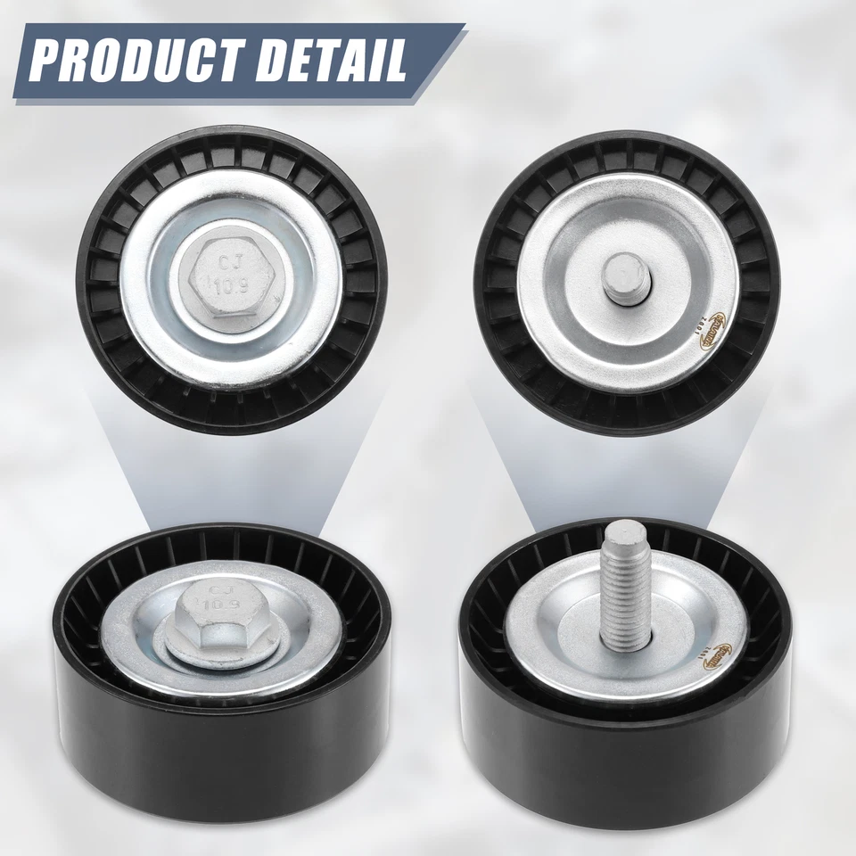 Pack of 1 for Mercedes-Benz E 250 14-16 Car Drive Belt Idler Pulley Guide Pulley - Image 4 of 4