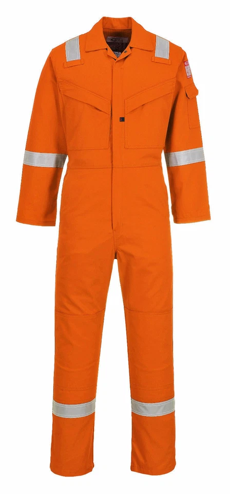 Portwest UFR21 Super Lightweight FR Anti-Static Safety Work Coverall ASTM NFPA - Image 3 of 4