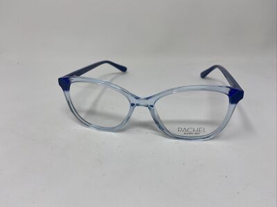 RACHEL ROY EYEWEAR SELFLESS INDIGO CRYSTAL 52/16/140 FLEX HINGE EYEGLASSES IN59