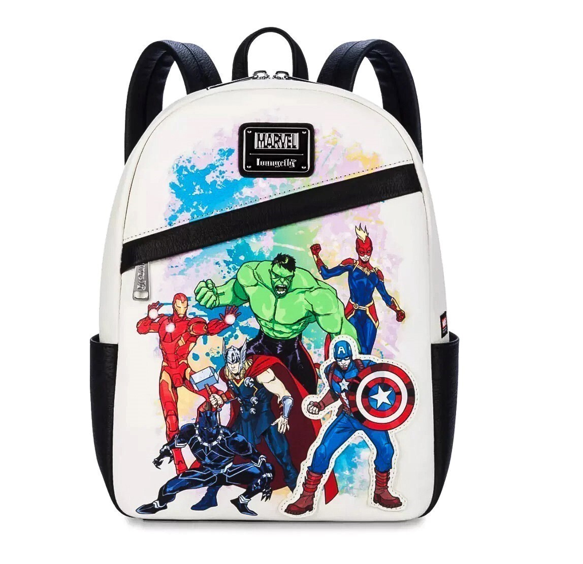 DISNEY PARKS THE AVENGERS MARVEL LOUNGEFLY MINI BACKPACK BY 