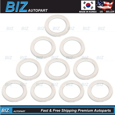 #ad #ad 10PCS OEM Trans Pan Drain Plug Washers for Hyundai Kia Models 45323 39000 $298.22