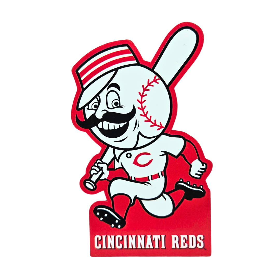 MLB Baseball Cincinnati Reds Mascot Mr. Redlegs Magnet & Sticker | eBay