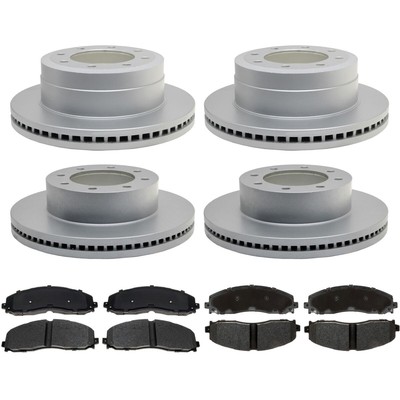 KIT-210513-1871 Raybestos Brake Disc and Pad Kits 4-Wheel Set Front & Rear