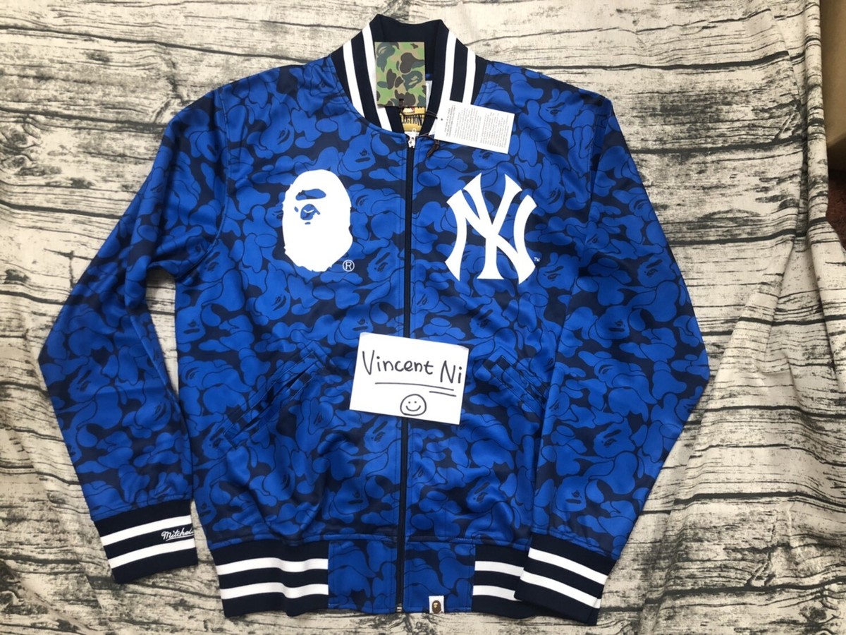 A BATHING APE x MITCHELL & NESS NEW YORK YANKEES ABC CAMO A BATHING APE x MITCHELL & NESS NEW YORK YANKEES ABC CAMO