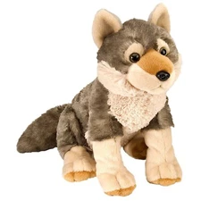 Cuddlekins Wolf 12 Inch Animal Plush Figure 10963 NEW IN STOCK