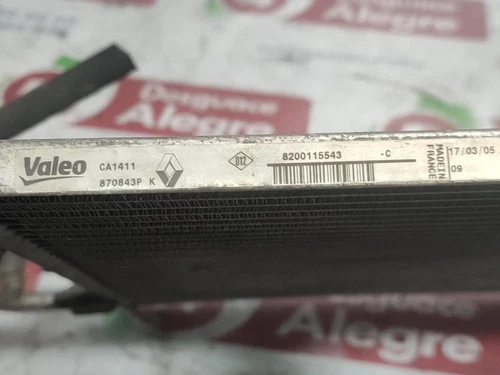8200115543 Condensador/Radiador Aire Acondicionado per RENAULT MEGANE II 389540 - Foto 3 di 9
