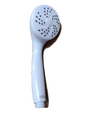 Waxman Body Moods Handheld Shower Head White Single Setting  Head Only QTY AVAIL