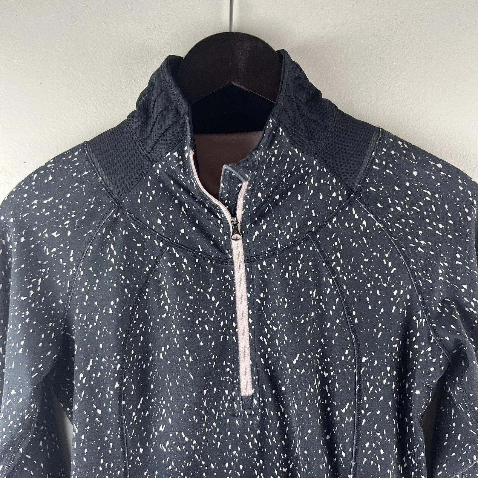 lululemon pullover speckled go the distance half zip shirt