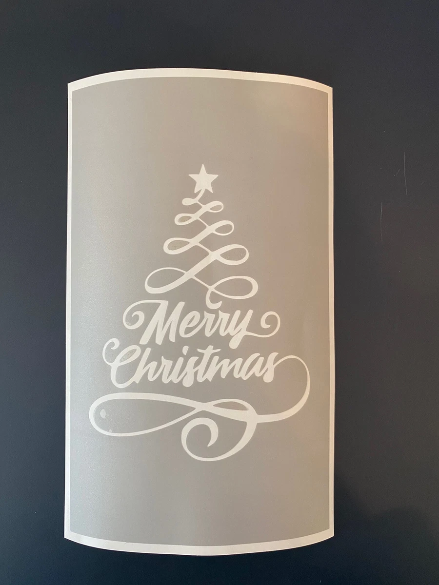 Christmas Glass Etching