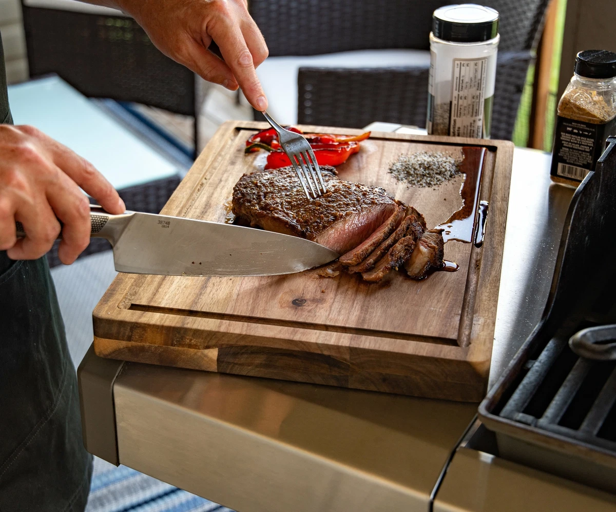 Cuts of Meats Acacia Wood Large Cutting Board