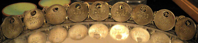 Vintage Hyatt Hotel Regency Continental Key Fob 50066 Rare Strange