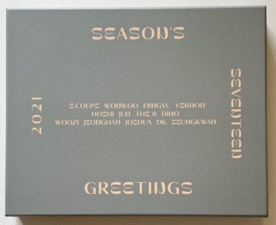 SEVENTEEN 2021 Season's Greetings Photobook Calendar Postcard
