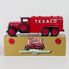 1990 ERTL 1930 Diamon T Texaco Fuel Tanker Series 7 Diecast Locking Coin Bank