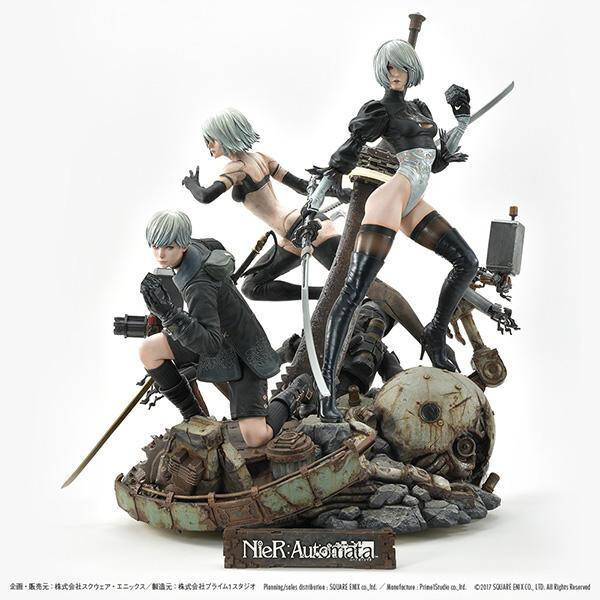 NieR:Automata 1/4スタチュー DX ver. SQUARE ENIX NieR: Automata Masterline 1/4 Statue figure Diorama