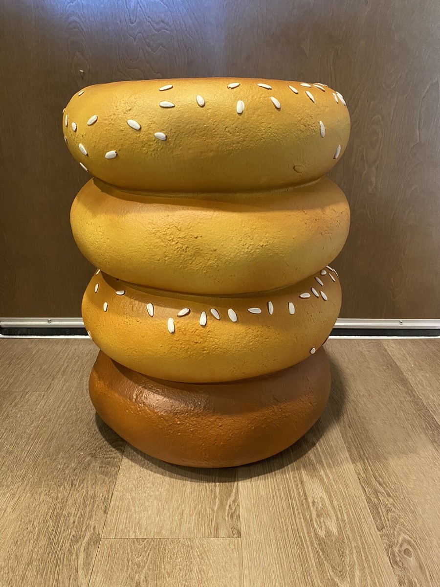 Bagel Stool TikTok Side Table Brand New In Hand Ships Fast Bagel Stool TikTok Side Table Brand New In Hand Ships Fast