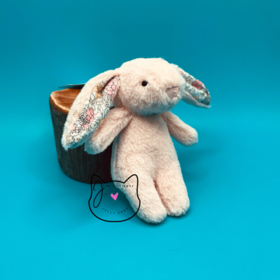 Jellycat BLOSSOM BLUSH BUNNY BAG CHARM New BNWT RETIRED Keychain