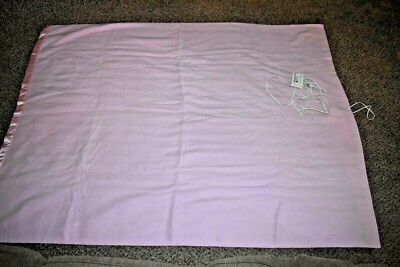 Vintage 63 X 83 PINK Single Control Auto. TWIN ELECTRIC BLANKET USA Nice  EUC | eBay