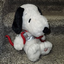 Hallmark Peanuts Cupid Snoopy Valentines Plush Animated 10" Wings Flap Working