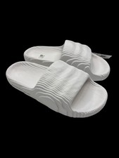 Adidas Adilette 22 Slides Crystal White HQ4672 Men  s Size 11 