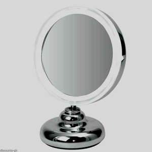 illuminated table mirror