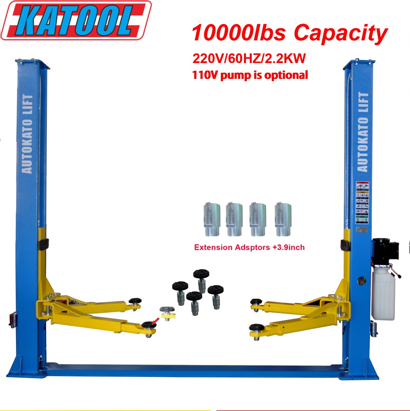 Super 10000lbs 2 Post Car Lift Two Post Auto Lift 2 Post Lift Store