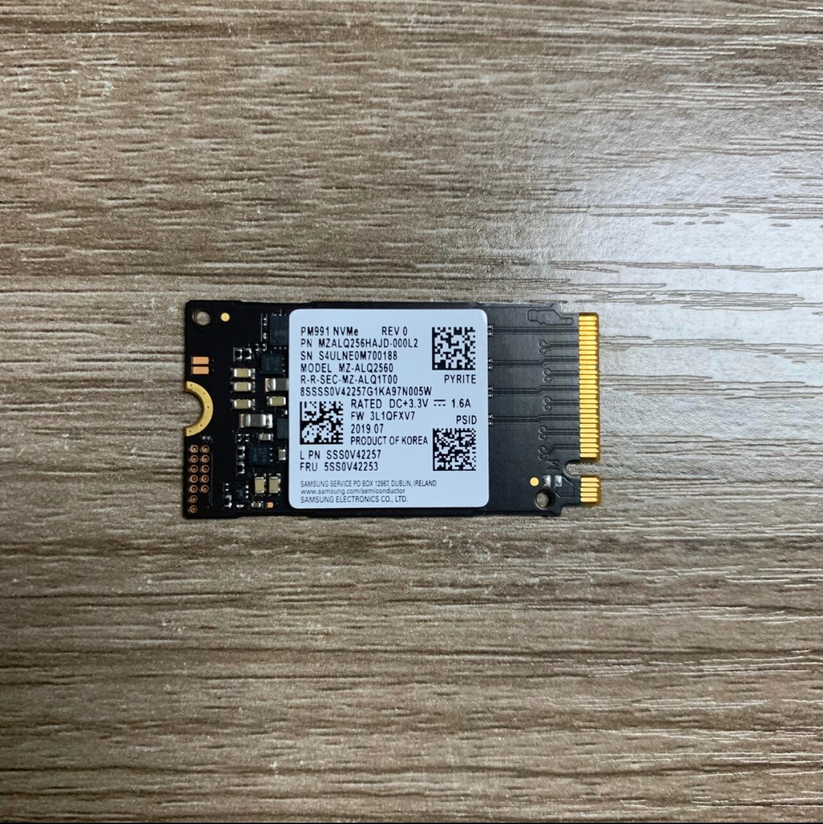 Samsung mzalq256hajd