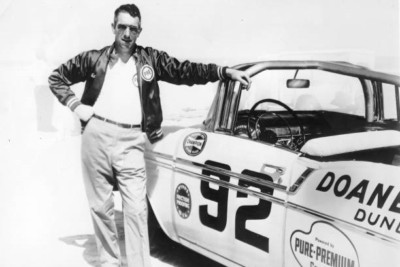Stock Car Nascar Motor Racing Driver Herb Thomas c1950s 4x6 Photo  
