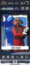 Topps Star Wars Digital Card Trader Black Heroes Of The Resistance Nien Insert