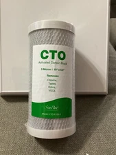 SimPure 5 Micron 10 x 4.5-in CTO Carbon Water Filter Whole House CTO-F10B-5