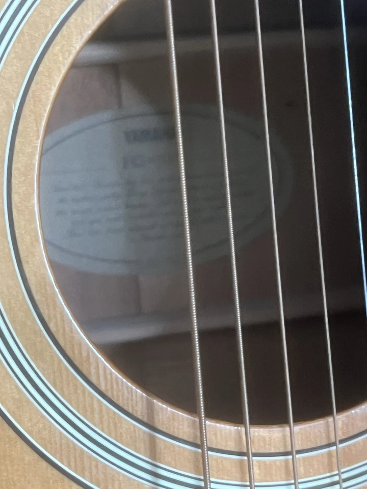 Yamaha FG-335 Dreadnought Acoustic Guitar Late 70's Yamaha W/ Hard Case Nice - Image 3 of 4