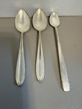 Lot of 3 Vintage 1881 Rogers  Oneida Ltd. Baby/ Youth Spoons