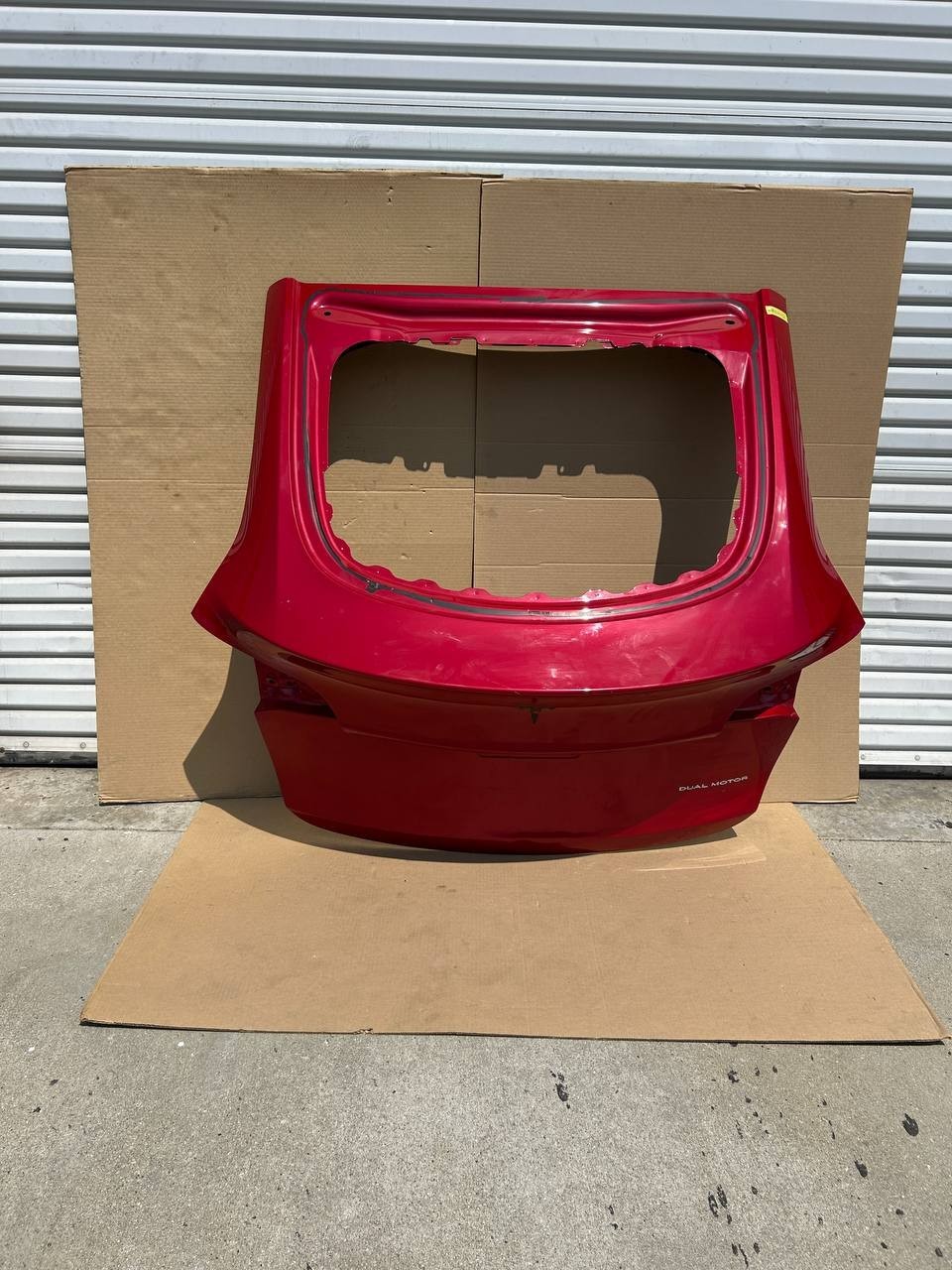 ✅2020-2023 Tesla Model Y Rear Liftgate Hatch Trunk Lid Tailgate Red w/dent