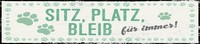 Holzschild 46X10 Cm Sitz Platz Bleib Deko Geschenk Schild