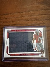 Emeka Egbuka 2025 National Treasures Collegiate Rookie Silhouettes Patch #6 /75