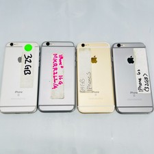 LOT of 4 Apple iPhone 6S Silver Model A1688  Apple iPhone 6S A1633 32GB/64GB