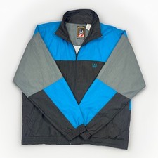 Vintage 90 s USA Olympic Jacket Sz Men s Large Lightweight Zip Up Color Blocking