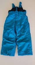 ZeroXposur Children's Insulated Snow Bib Overall Pants Turquoise Size Medium 5/6