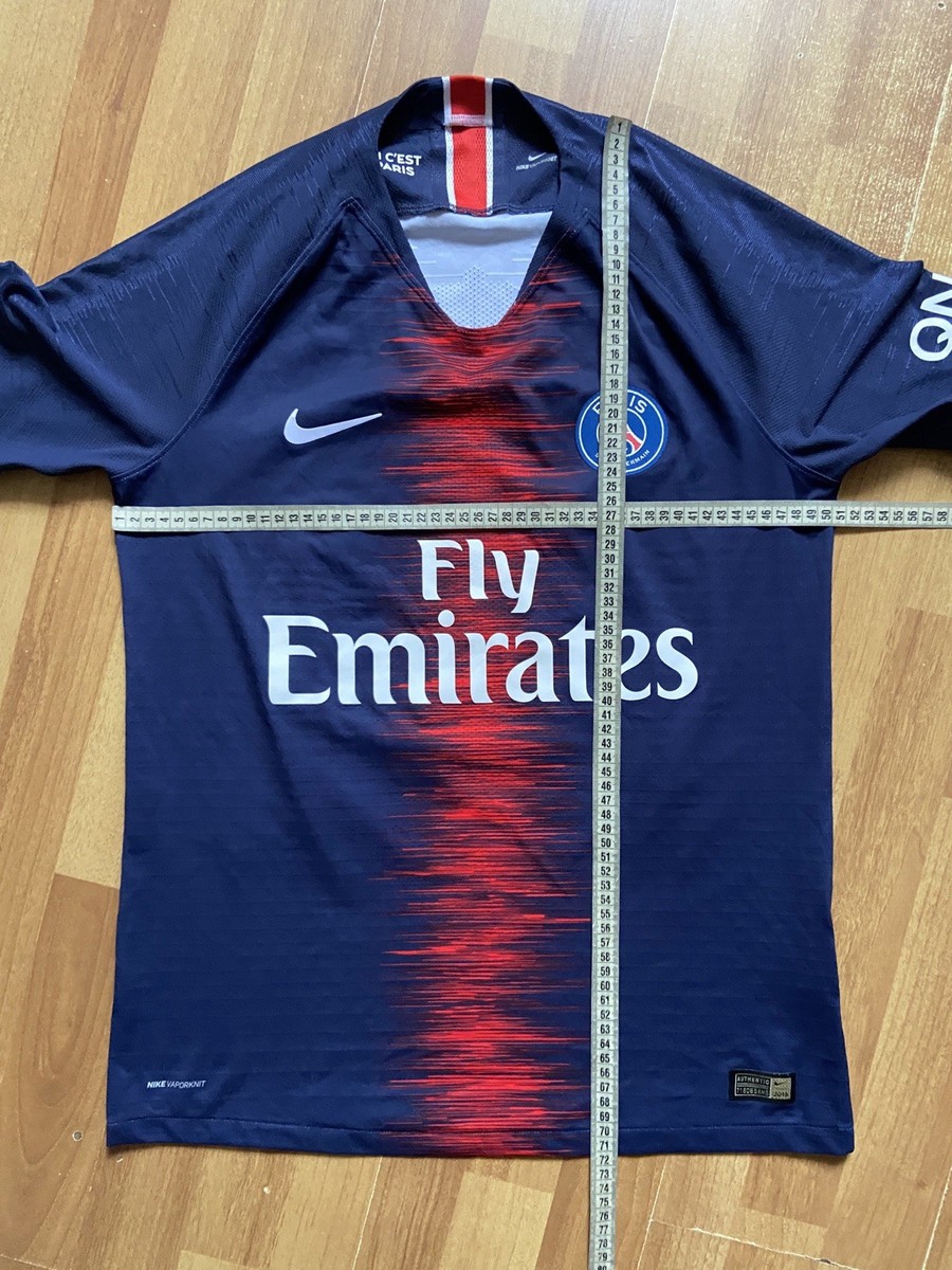 PARIS SAINT GERMAIN 2018 2019 HOME SHIRT JERSEY PLAYER ISSUE NIKE