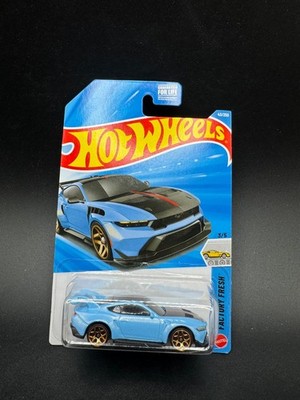 2026 Hot Wheels Ford Mustang GTD #43 Factory Fresh 3/5 Light Blue O2