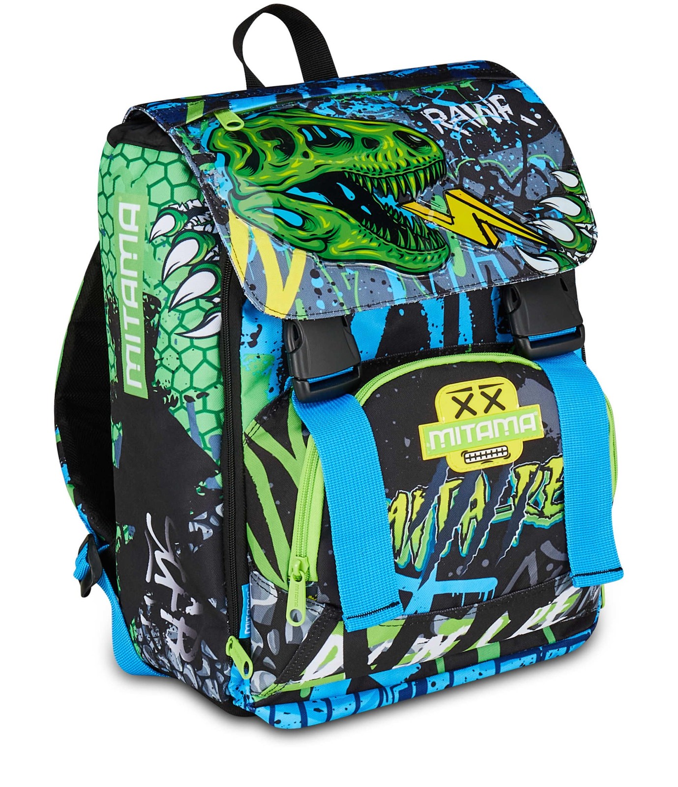 Sac à dos bleu extensible SJ Seven idéal pour organiser les grands classeurs