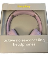 Active Noise Canceling Bluetooth Wireless Over Ear Headphones - heyday  PURPLE