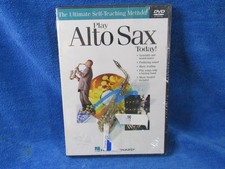 Play Alto Sax Today Saxophone Self Teaching DVD Hal Leonard NEW Sealed