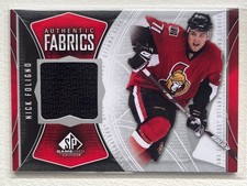 2009-10 Upper Deck SP Game Used Jersey #AF-NF Nick Foligno