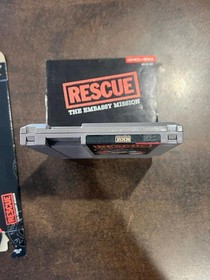 Rescue the Embassy Mission Nintendo NES Complete CIB.